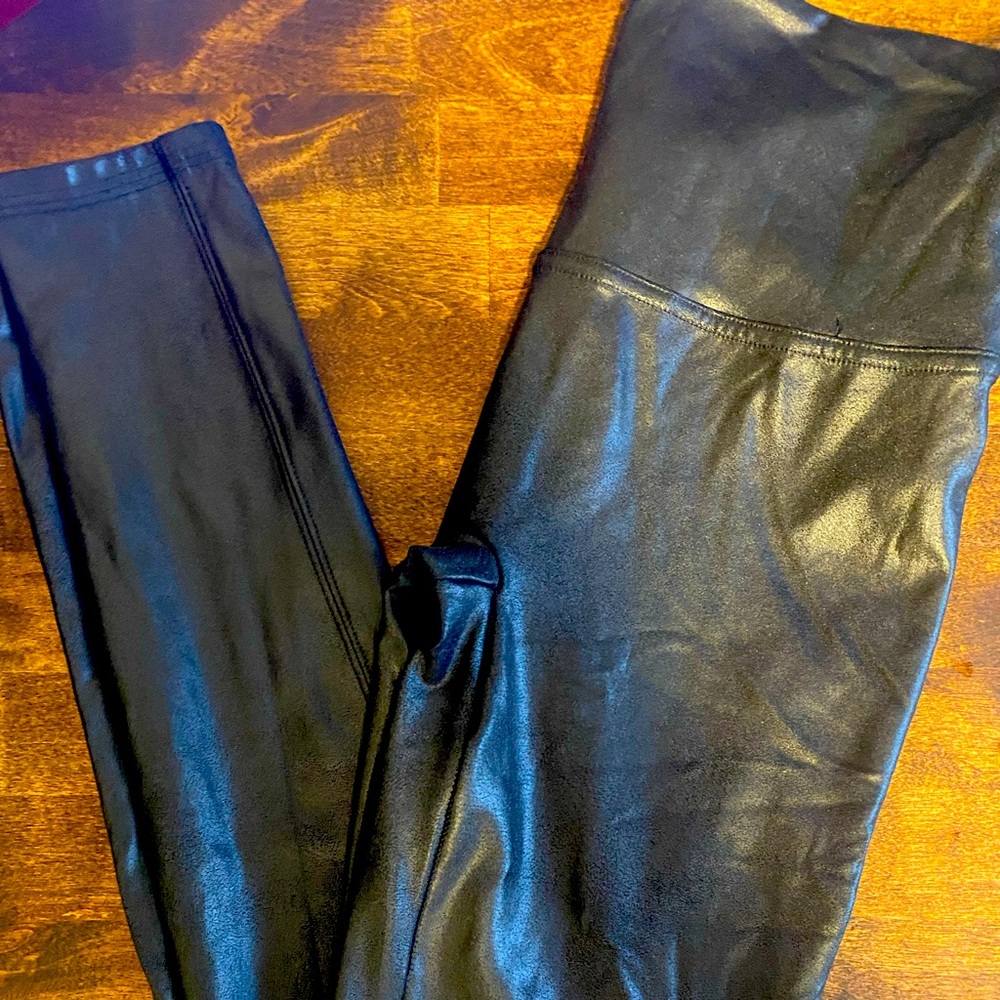 SPANX faux leather leggings